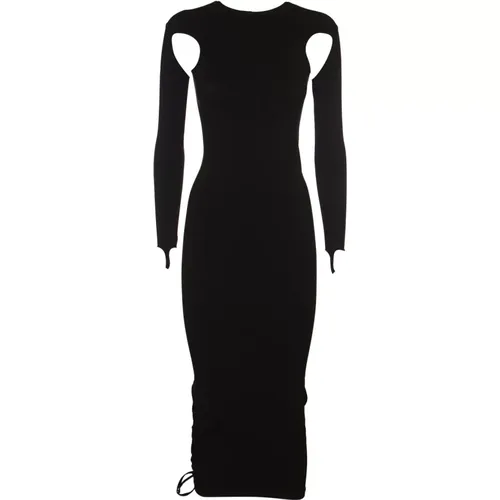 Elegant Dresses with 72% Polyamide , female, Sizes: L/XL - Andrea Adamo - Modalova