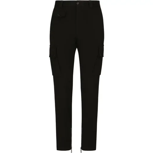 Trousers , male, Sizes: L, M - Dolce & Gabbana - Modalova