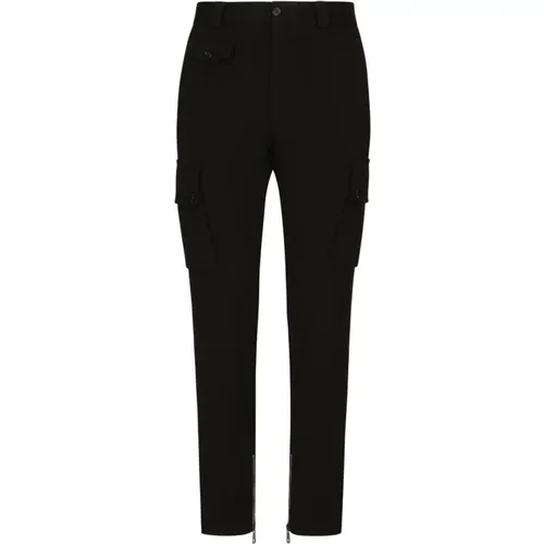 Trousers , male, Sizes: M - Dolce & Gabbana - Modalova