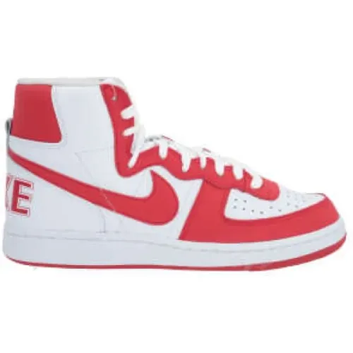 Rote High-Top Sneakers von Nike x Comme des Garcon , Herren, Größe: 43 1/2 EU - Comme des Garçons - Modalova