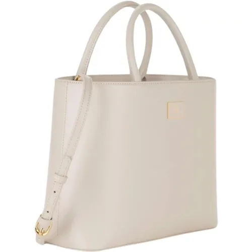 Medium Shopper Handbag with Removable Strap , female, Sizes: ONE SIZE - Elisabetta Franchi - Modalova