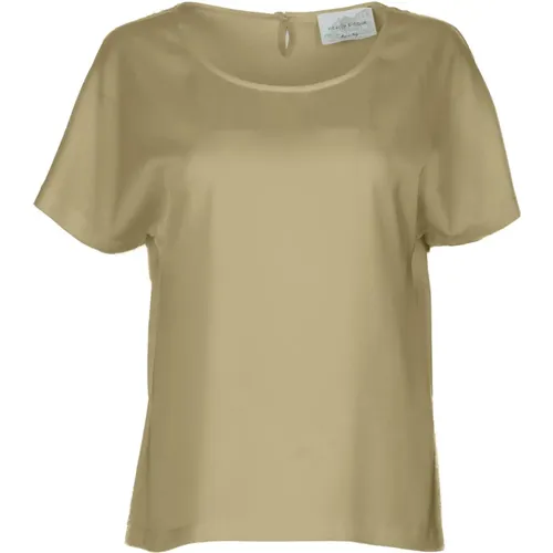 Women's Clothing T-Shirts Ss24 , female, Sizes: L, M, S, XL, XS - Vicario Cinque - Modalova