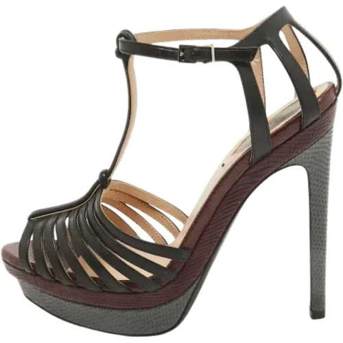 Pre-owned Leather sandals , female, Sizes: 2 UK - Fendi Vintage - Modalova