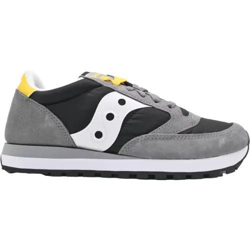 Original Jazz Sneakers Grau/Schwarz , Herren, Größe: 46 EU - Saucony - Modalova