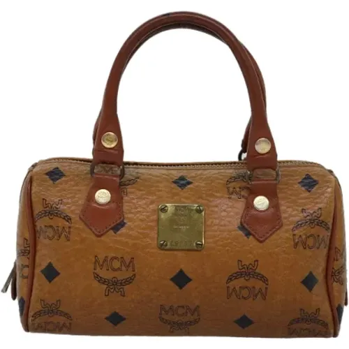 Pre-owned Canvas handbags , female, Sizes: ONE SIZE - MCM Pre-owned - Modalova