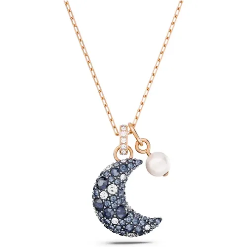 Sublima Pendant with Dark Crystal Pavé , female, Sizes: ONE SIZE - Swarovski - Modalova