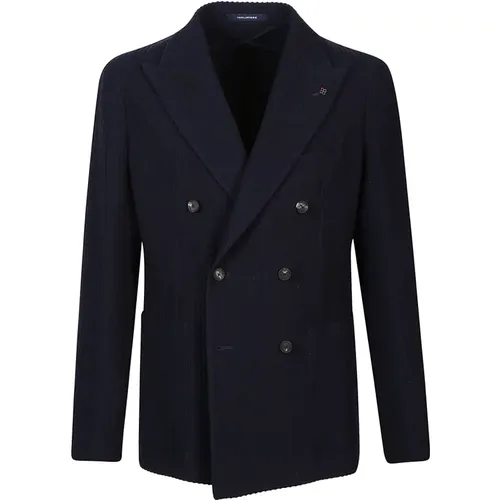 Blue Jacket , male, Sizes: L, 2XL - Tagliatore - Modalova