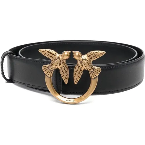 Love Birds Belt , female, Sizes: L, M, S, XS - pinko - Modalova