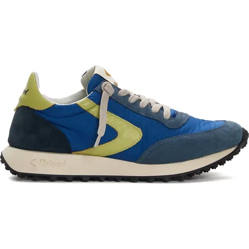 Blau Limette Sneakers Heritage Ripstop , Herren, Größe: 44 EU - Valsport 1920 - Modalova