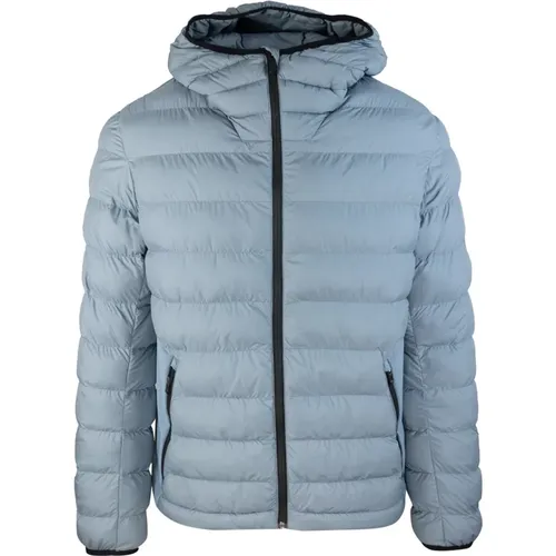 Blaue Wasserdichte Atmungsaktive Kapuzenjacke , Herren, Größe: 3XL - Colmar - Modalova