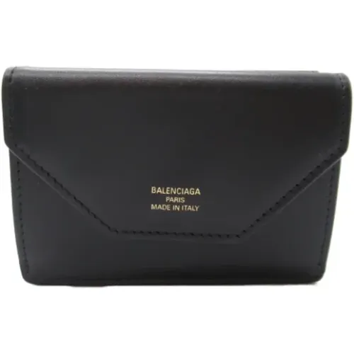 Pre-owned Leather wallets , female, Sizes: ONE SIZE - Balenciaga Vintage - Modalova