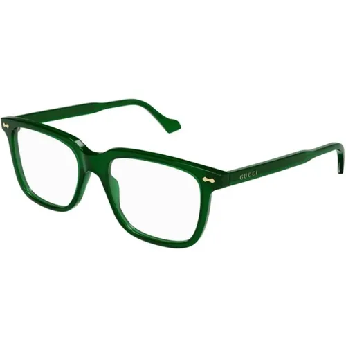 Stylish Frame Men's Glasses , male, Sizes: 53 MM - Gucci - Modalova