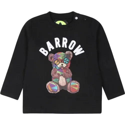 Baumwoll-Jersey Kurzarm T-Shirt - BARROW - Modalova