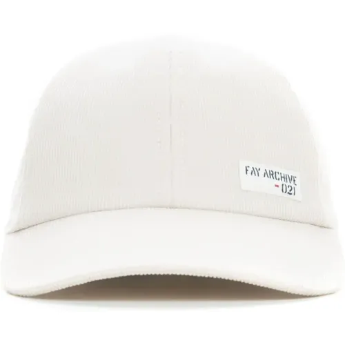Peaked hat N7Mf3452900-Pez , unisex, Sizes: M - Fay - Modalova