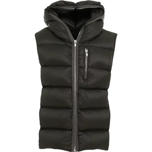 Forest Sealed Vest , male, Sizes: M - Rick Owens - Modalova