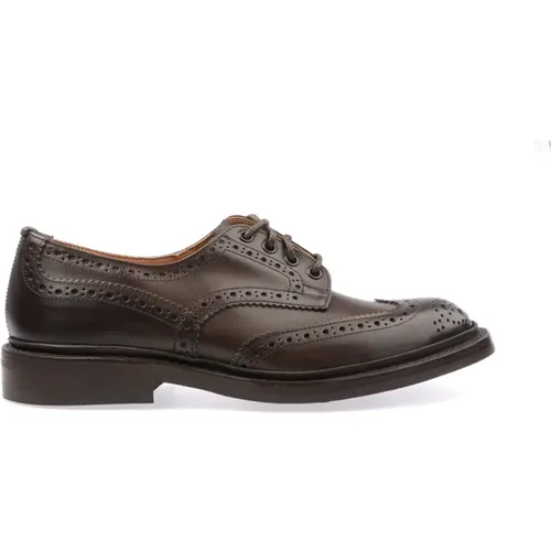 Shoes Laced 5633/9 , male, Sizes: 8 1/2 UK, 9 1/2 UK - Tricker's - Modalova