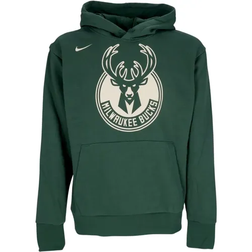 Milwaukee Bucks Fleece Hoodie , male, Sizes: L - Nike - Modalova