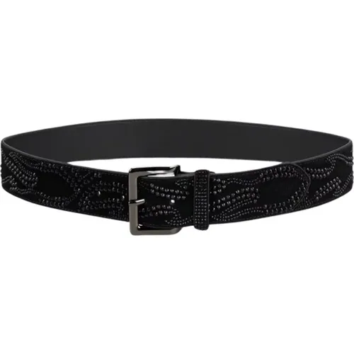 Flame beaded belt , female, Sizes: M, L - Alma en Pena - Modalova