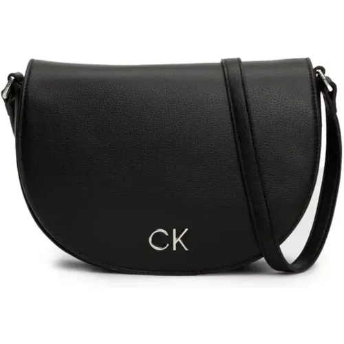 Daily Saddle Bag Pebble , female, Sizes: ONE SIZE - Calvin Klein - Modalova