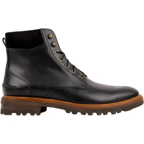 Intense Leather Boots , male, Sizes: 9 UK - Bobbies Paris - Modalova