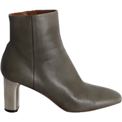 Pre-owned Leather boots , female, Sizes: 6 1/2 UK - Celine Vintage - Modalova