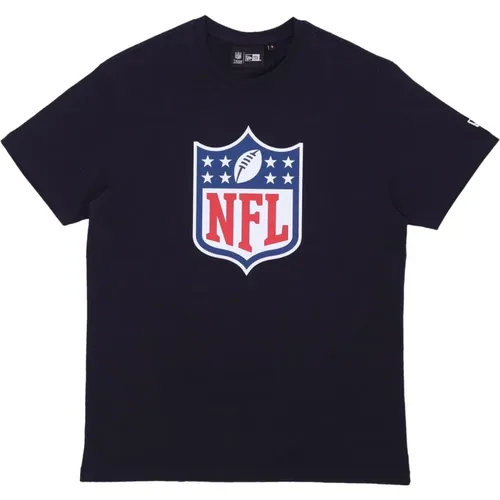 NFL Shield Logo Tee Navy/Weiß , Herren, Größe: 2XL - new era - Modalova