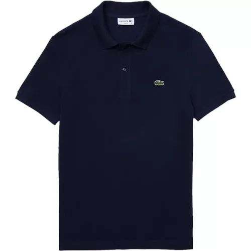 Slim Fit Piqué Polo Shirt Navy , Herren, Größe: M - Lacoste - Modalova