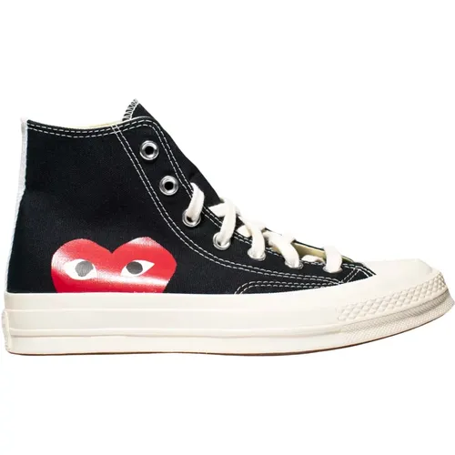 Limitierte Auflage CDG Play Schwarzer Sneaker - Converse - Modalova