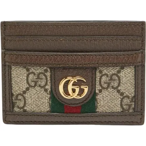 Pre-owned Coated canvas wallets , female, Sizes: ONE SIZE - Gucci Vintage - Modalova