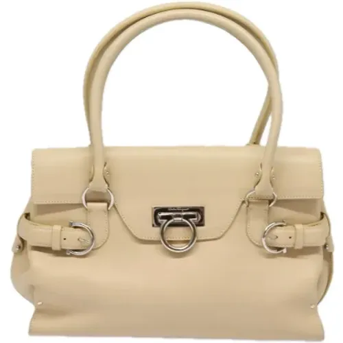 Pre-owned Leather handbags , female, Sizes: ONE SIZE - Salvatore Ferragamo Pre-owned - Modalova