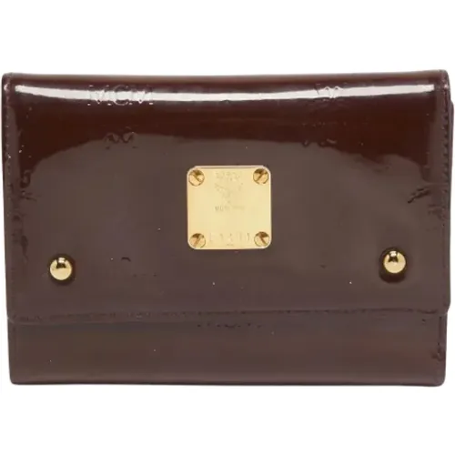 Pre-owned Leather wallets , female, Sizes: ONE SIZE - MCM Pre-owned - Modalova
