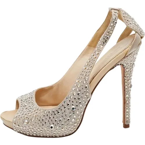 Pre-owned Satin heels , Damen, Größe: 38 1/2 EU - Alexander McQueen Pre-owned - Modalova