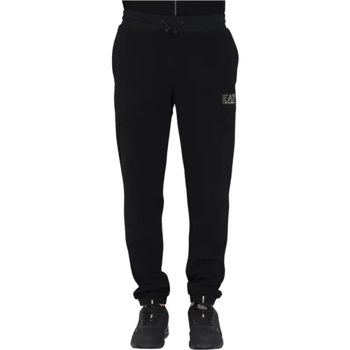 Men EA7 Trousers , male, Sizes: L, 2XL, M, S - Emporio Armani EA7 - Modalova