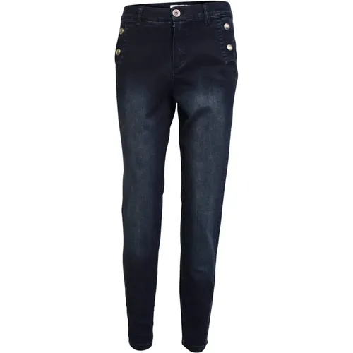 Slim Fit Denim Jeans , female, Sizes: XL, M, 3XL, XS, S, 2XL, L - 2-Biz - Modalova