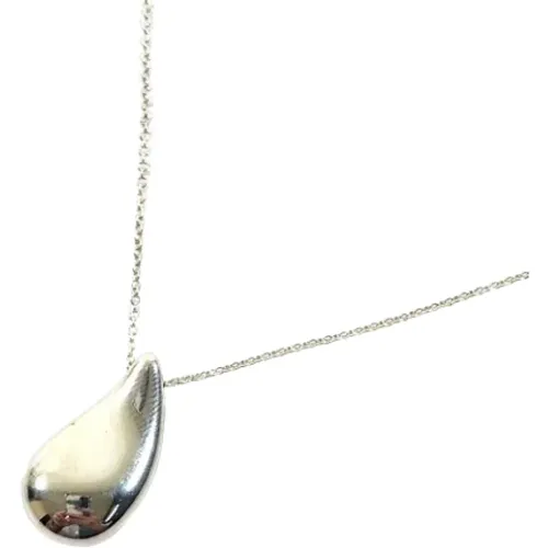 Pre-owned Silver necklaces , female, Sizes: ONE SIZE - Tiffany & Co. Pre-owned - Modalova