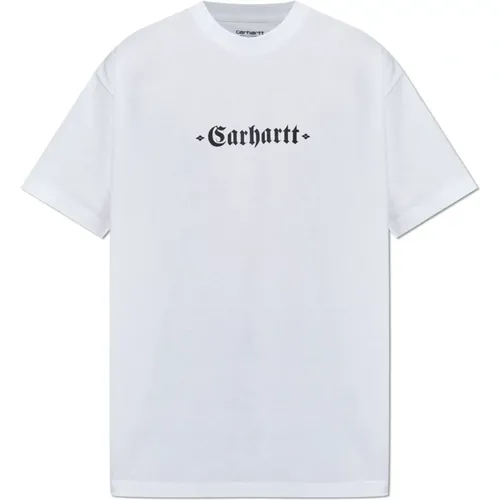 T-Shirt mit Logo , Herren, Größe: M - Carhartt WIP - Modalova