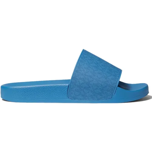 Jake Monogram Logo Slides Sandals , female, Sizes: 5 1/2 UK - Michael Kors - Modalova