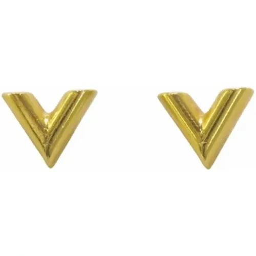 Pre-owned Metal earrings , female, Sizes: ONE SIZE - Louis Vuitton Vintage - Modalova