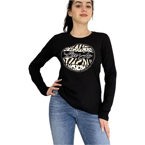 Casual T-Shirt for Women , female, Sizes: L, M, S, XS, XL - Liu Jo - Modalova