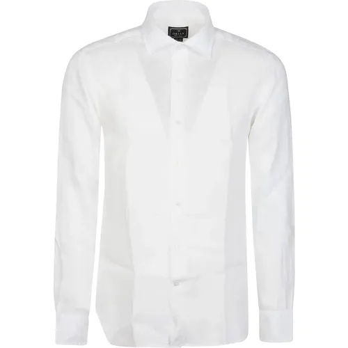 Bianco Slim Long Sleeve Shirt , male, Sizes: L, 4XL, 2XL - Orian - Modalova