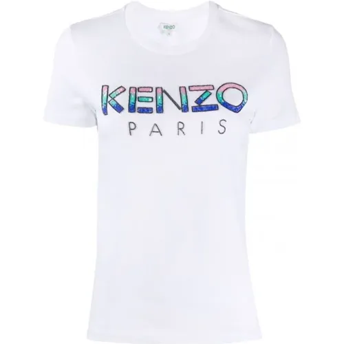 Sparkling Sequin T-Shirt , female, Sizes: XS - Kenzo - Modalova
