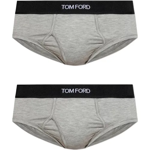 Two-pack briefs with logo , male, Sizes: XL, S, M, L, XS, 2XL - Tom Ford - Modalova