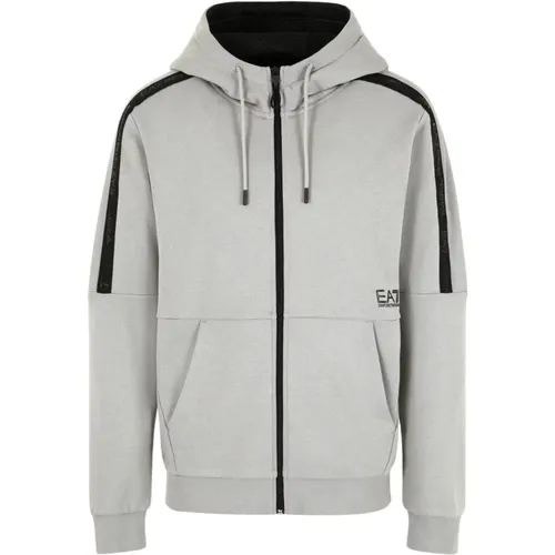 Logo Series Sweatjacke , Herren, Größe: L - Emporio Armani EA7 - Modalova