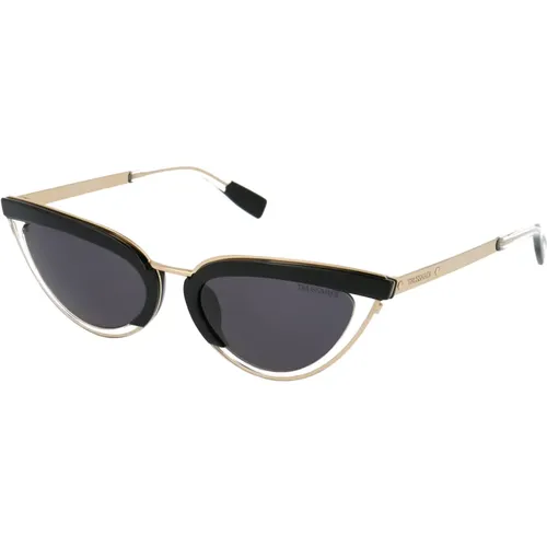 Stylish Sunglasses Str378 for Summer , female, Sizes: 56 MM - Trussardi - Modalova