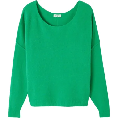 Damsville Grüner Pullover , Damen, Größe: M - American vintage - Modalova