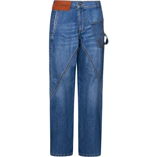 Twisted Workwear Jeans , female, Sizes: W24, W25 - JW Anderson - Modalova