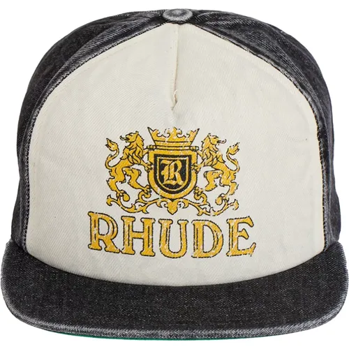 Denim Crest Hat Rhude - Rhude - Modalova