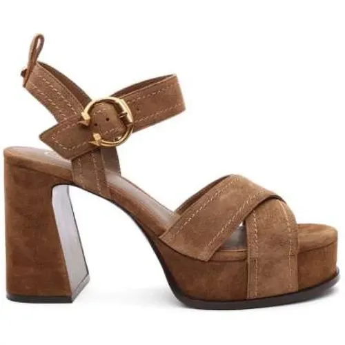 Flat Sandals , female, Sizes: 7 UK, 4 UK, 3 UK - Ash - Modalova