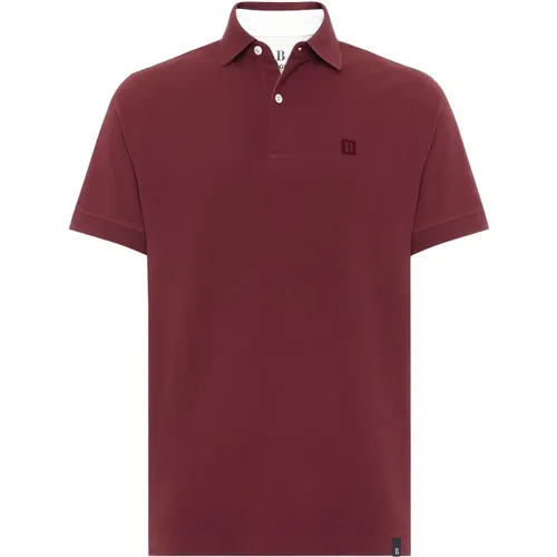 Baumwoll-Piqué-Poloshirt , Herren, Größe: XL - Boggi Milano - Modalova