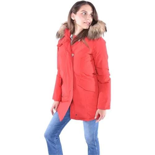 Werdichte Arctic Raccoon Parka , Damen, Größe: M - Woolrich - Modalova